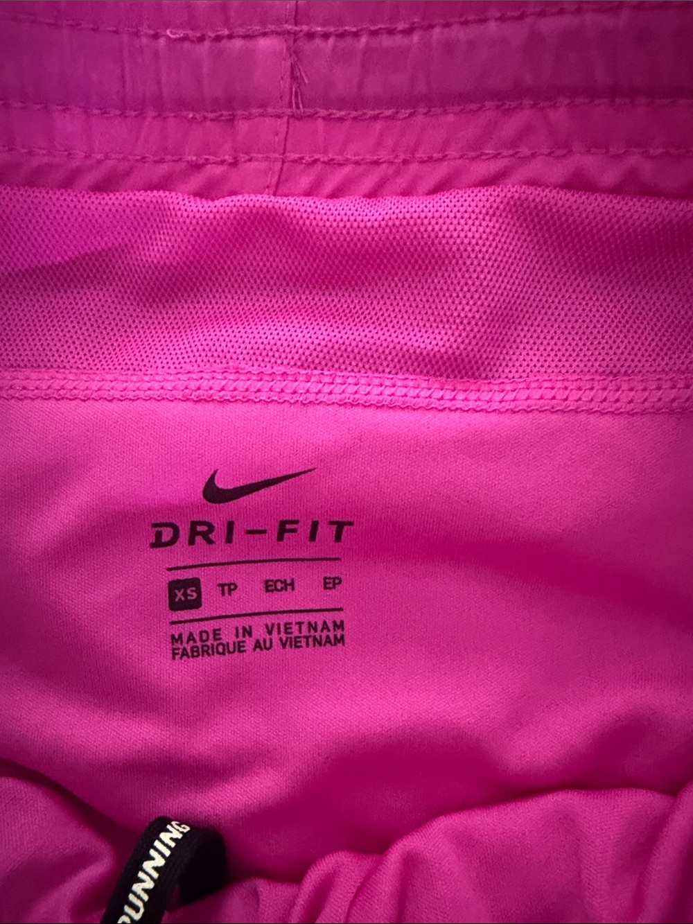 Nike Women's Bright Fuchsia Athletic Shorts - Picture 2 of 3